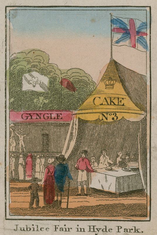 Feira do Jubileu no Hyde Park, 1814 de English School