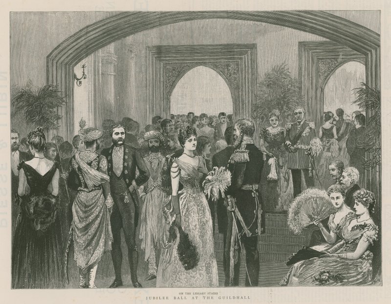 Bola de Jubileu no Guildhall, Londres de English School
