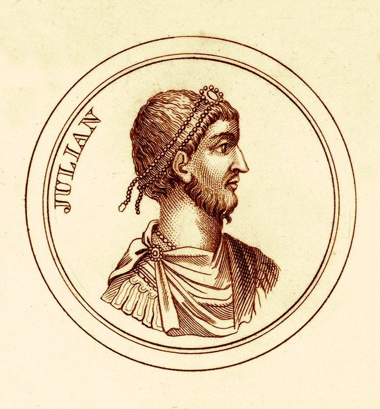 Julian, ilustração do dicionário histórico universal por George Crabb, publicado em 1825 (imagem digitalmente melhorada) de English School