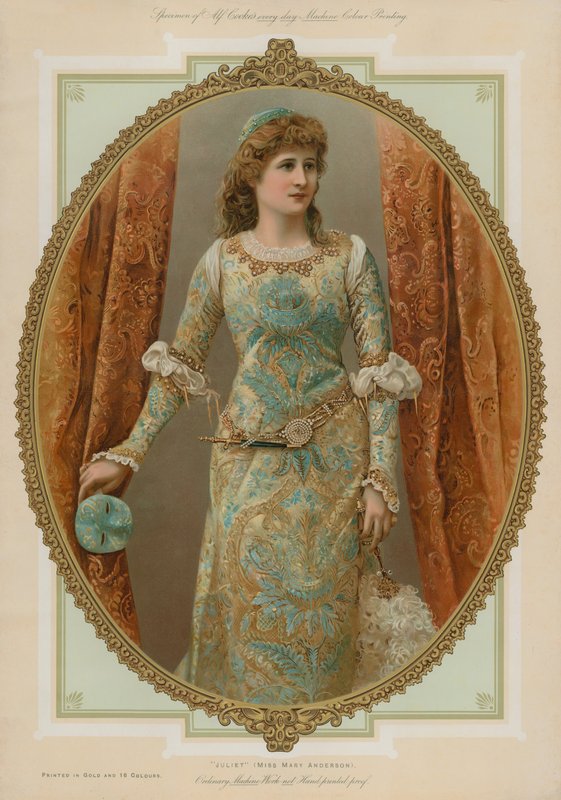 Juliet, senhorita Mary Anderson de English School