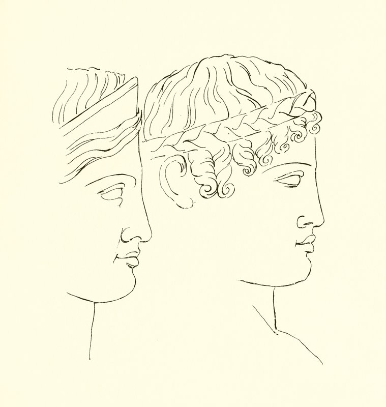 Juno e um antigo grego Ganimedes de English School