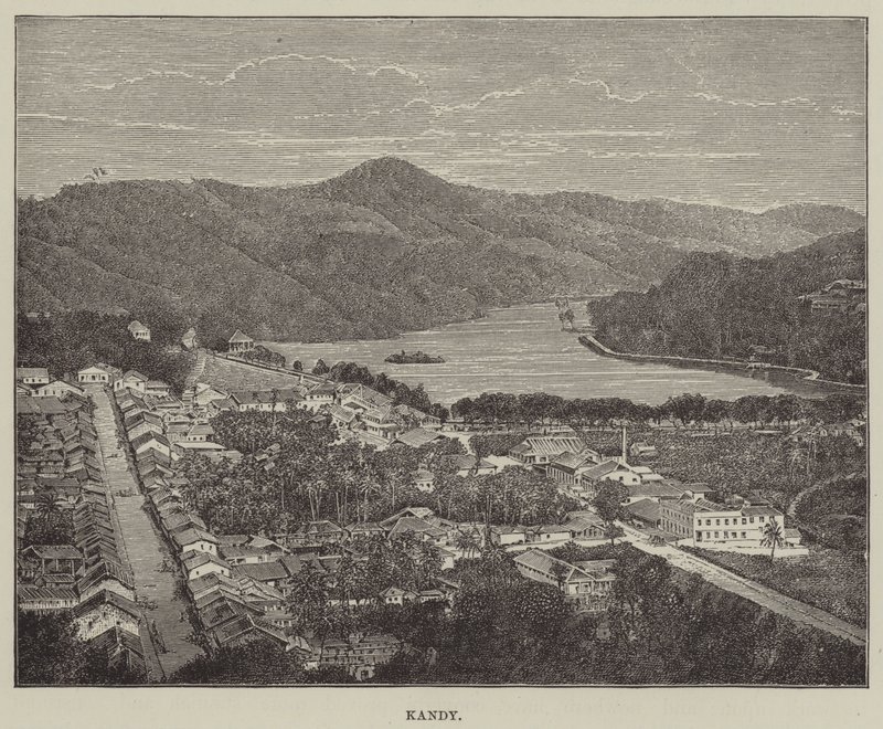 Kandy (gravura) de English School
