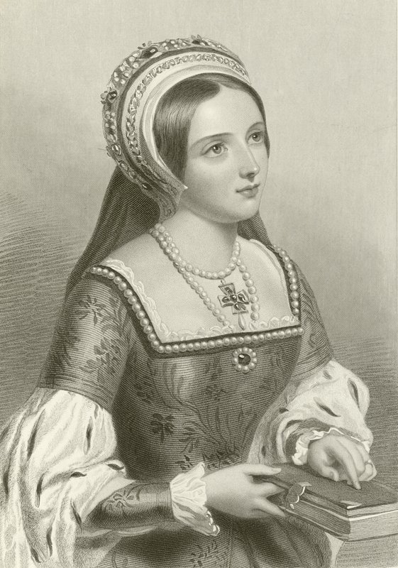 Katherine Parr, 6ª esposa do rei Henrique VIII de English School