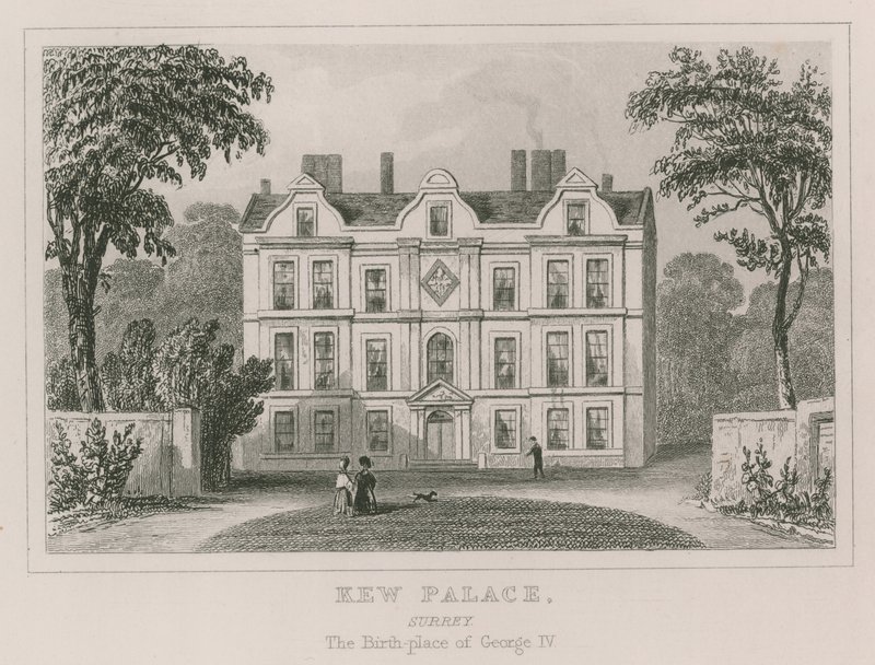 Kew Palace, Surrey - o lugar de nascimento de George IV de English School