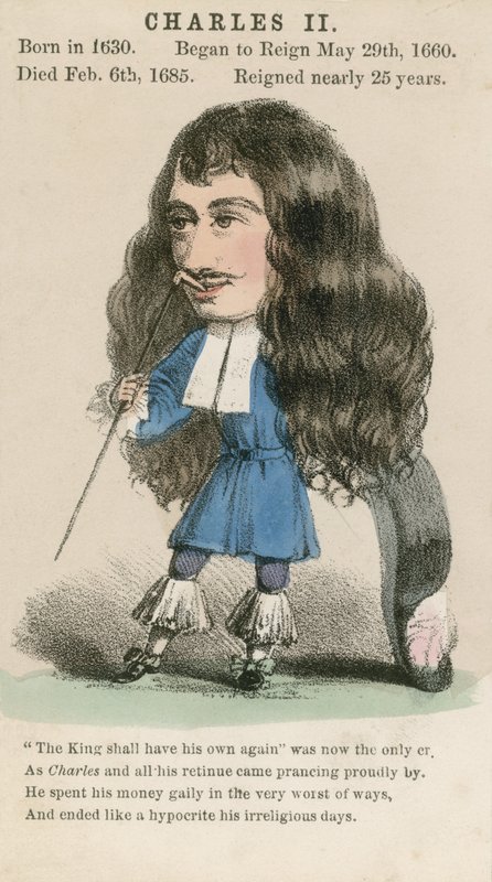 Rei Carlos II (aquatinta) de English School