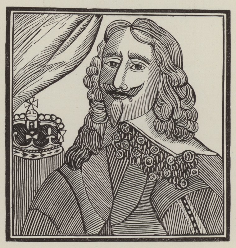 Rei Carlos I, mártir (gravura) de English School