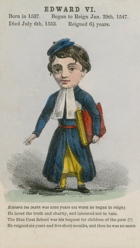Rei Eduardo VI (aquatinta) de English School