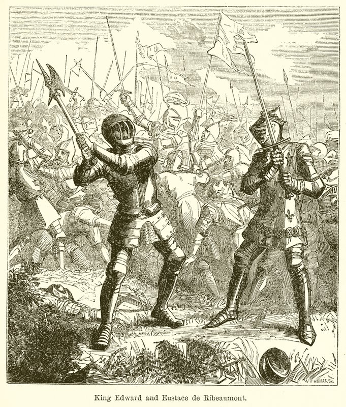 Rei Edward e Eustáquio de Ribeaumont de English School