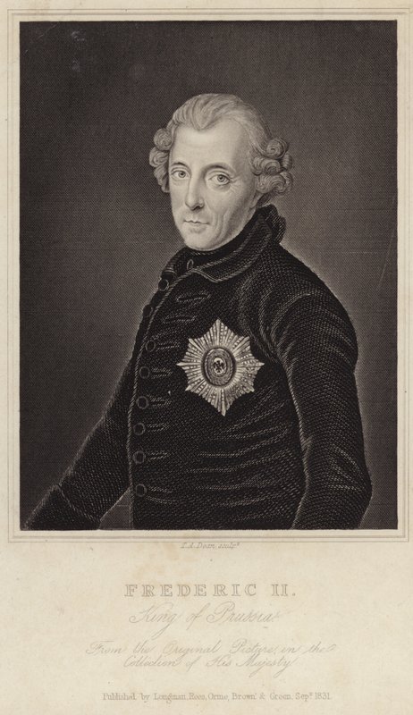 Rei Frederico II da Prússia de English School