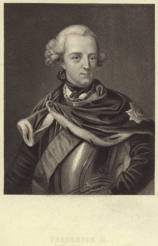 Rei Frederico II da Prússia de English School