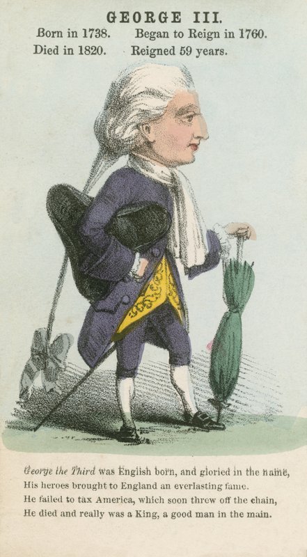 Rei George III (aquatinta) de English School