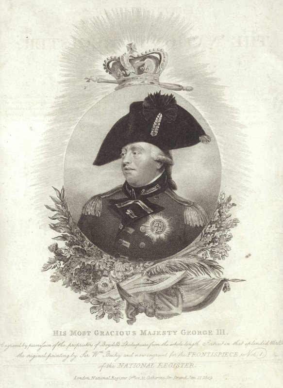 Rei George III da Grã-Bretanha e Irlanda de English School