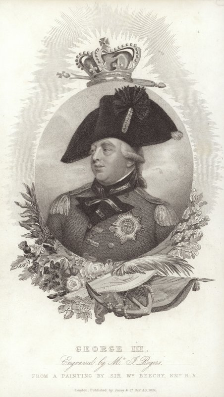 Rei George III da Grã-Bretanha e Irlanda de English School