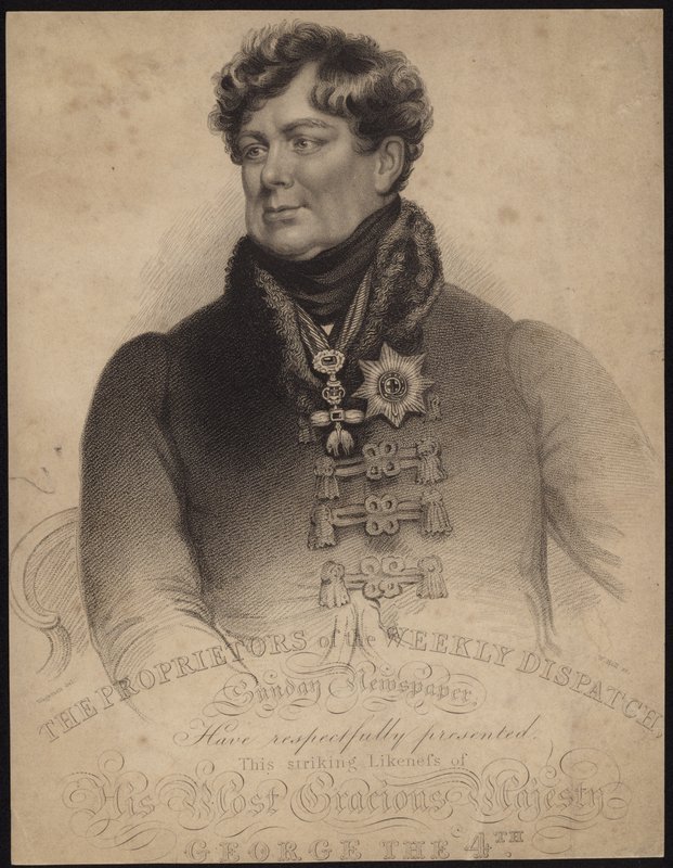 Rei George IV da Grã-Bretanha e Irlanda de English School