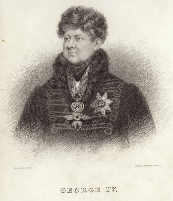 Rei George IV da Grã-Bretanha e Irlanda de English School