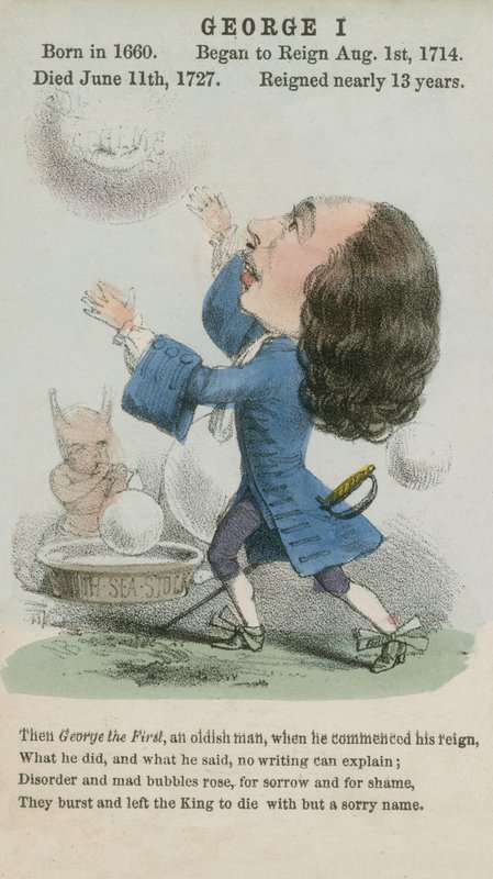 Rei George I (aquatinta) de English School