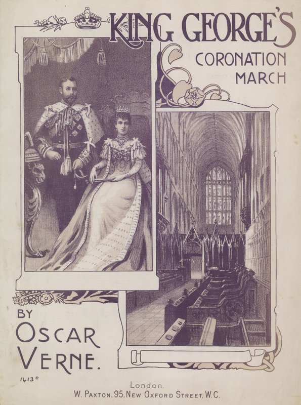 Rei Georges Coroação Março por Oscar Verne de English School