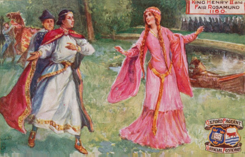 Rei Henrique II e Feira Rosamund, 1160 de English School