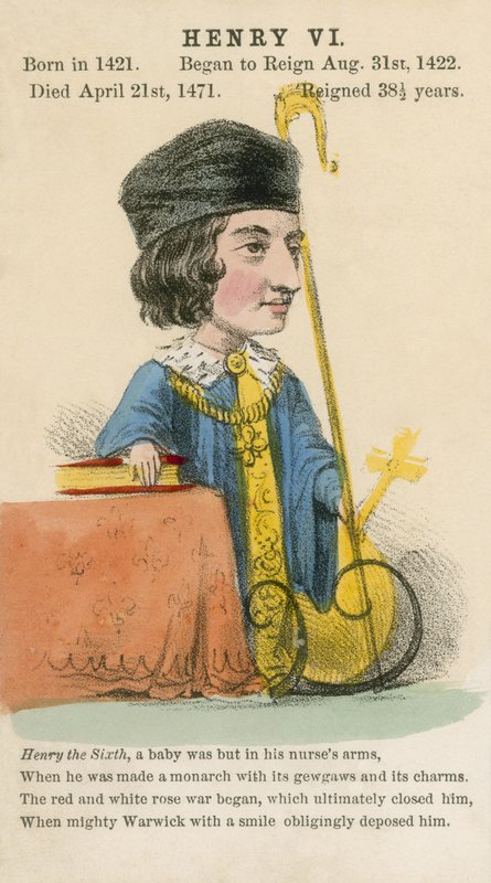 Rei Henrique VI (aquatinta) de English School