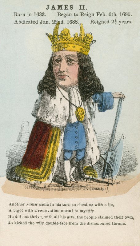 Rei Jaime II (aquatinta) de English School
