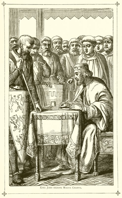 Rei John Assinando Magna Charta de English School
