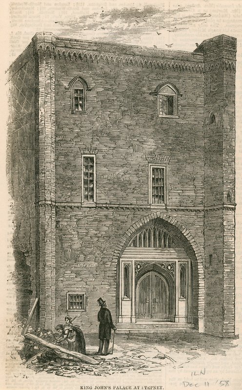 Palácio do rei Johns em Stepney, Londres de English School