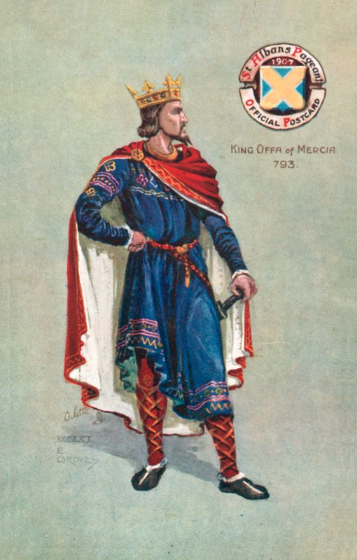 King Offa Of Mercia 793, St Alban