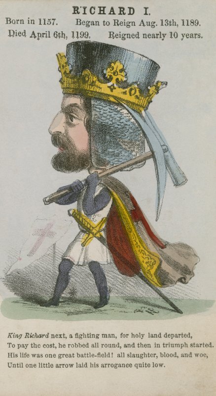 Rei Ricardo I (aquatinta) de English School