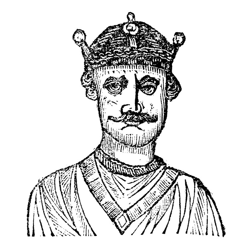 Rei Guilherme II, apelidado de Rufus (xilogravura) de English School
