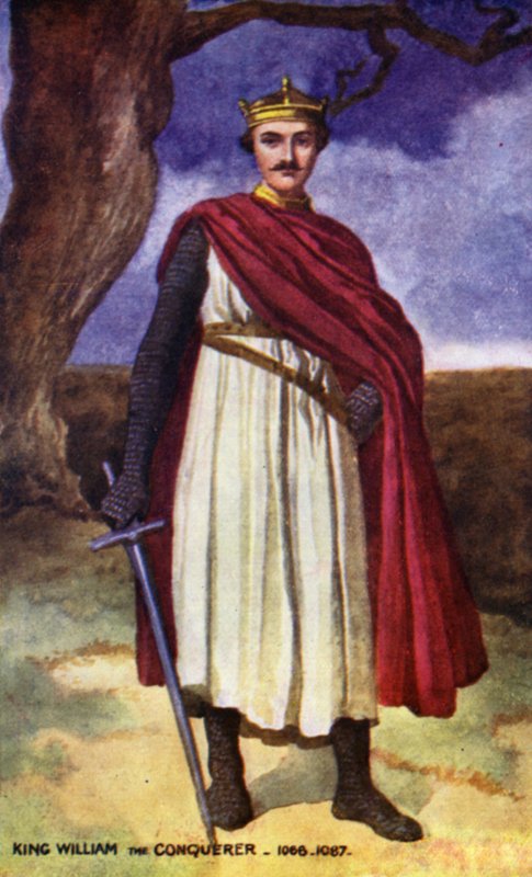 Rei Guilherme, o Conquistador (litografia a cores) de English School