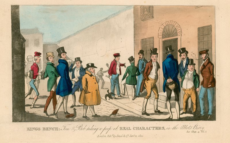 Kings Bench. 1822 de English School