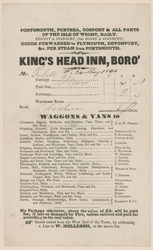 Kings Head, Southwark de English School