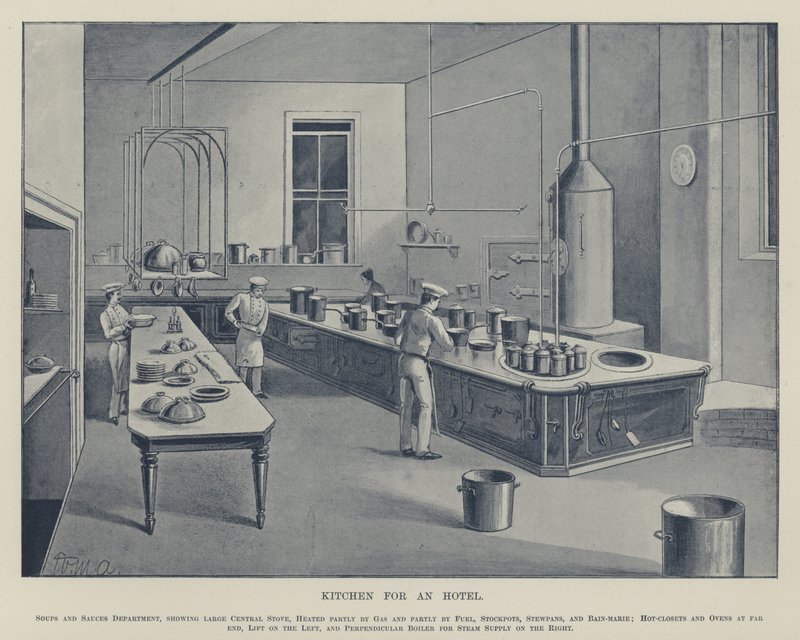 Cozinha para um hotel de English School
