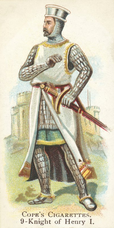 Cavaleiro, Rei Henrique I (chromolitho) de English School