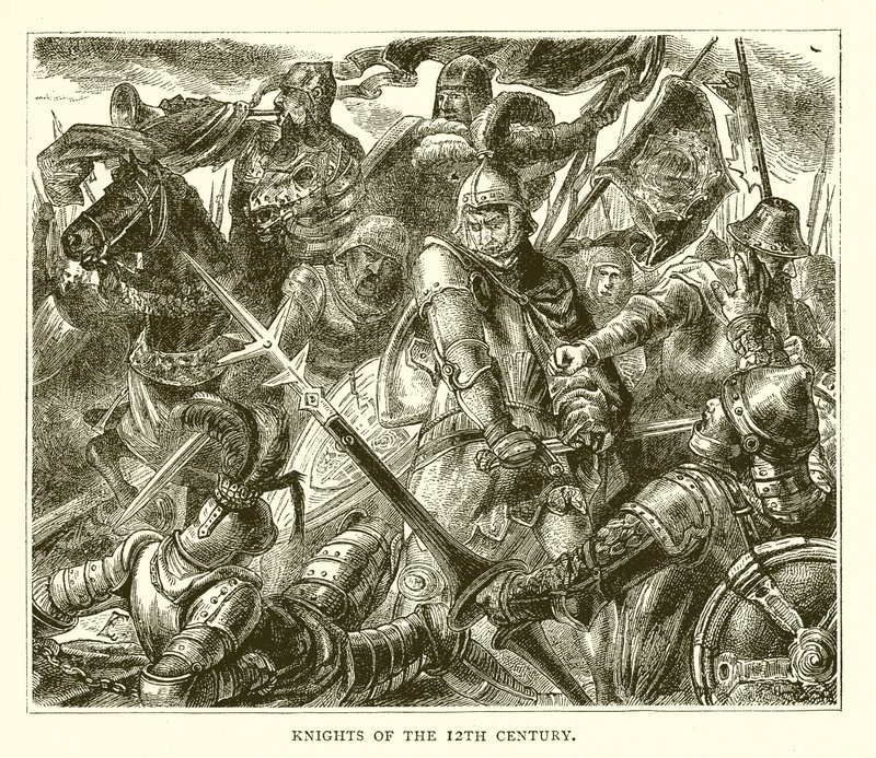 Cavaleiros do século XII de English School