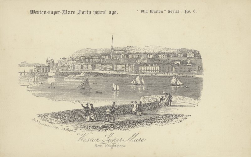 Knightstone, Weston-super-mare (litho) de English School