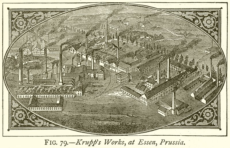Krupps Works, em Essen, Prússia de English School