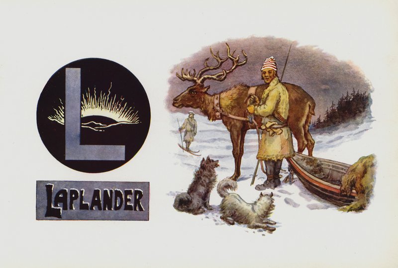 L, Laplander (cor litho) de English School