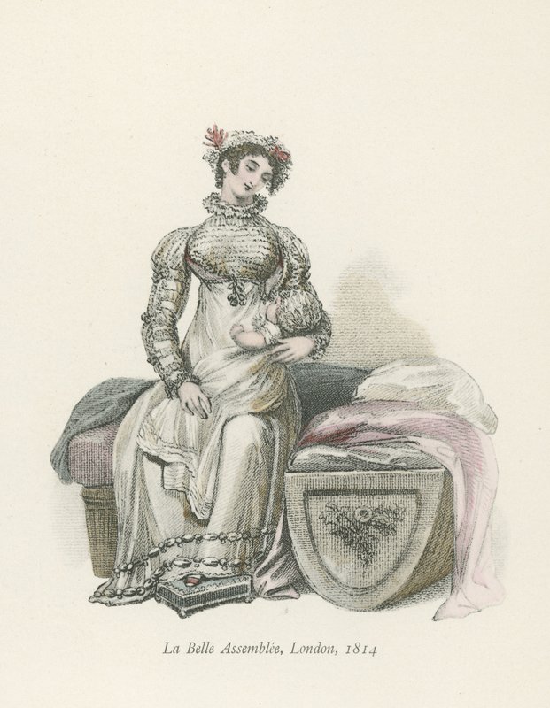 La Belle Assemblee, Londres, 1814 de English School