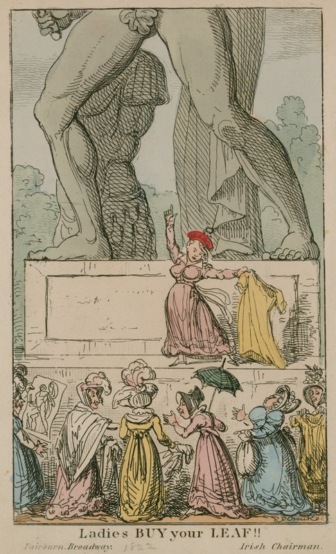 Senhoras compram sua folha! Estátua de Aquiles no Hyde Park de English School
