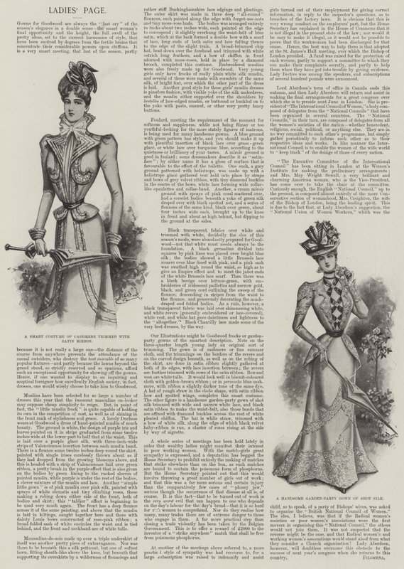 Página de Senhoras (litho) de English School