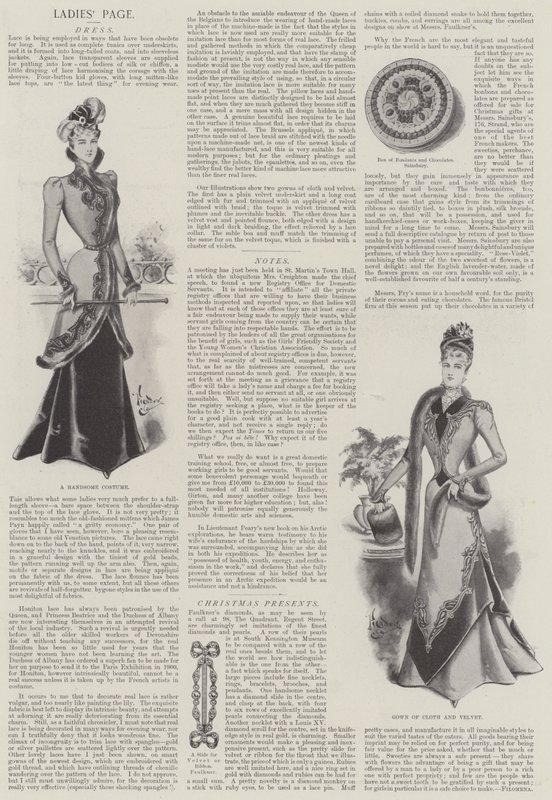 Página de Senhoras (litho) de English School