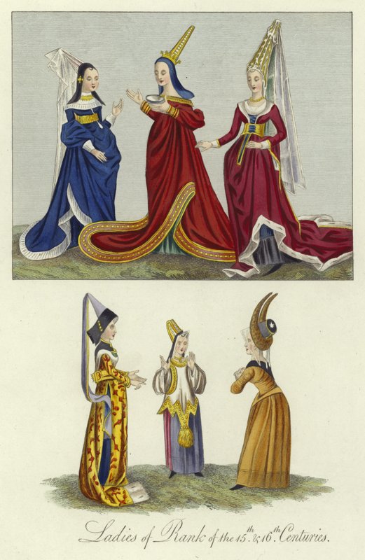 Senhoras de patente dos séculos XV e XVI de English School