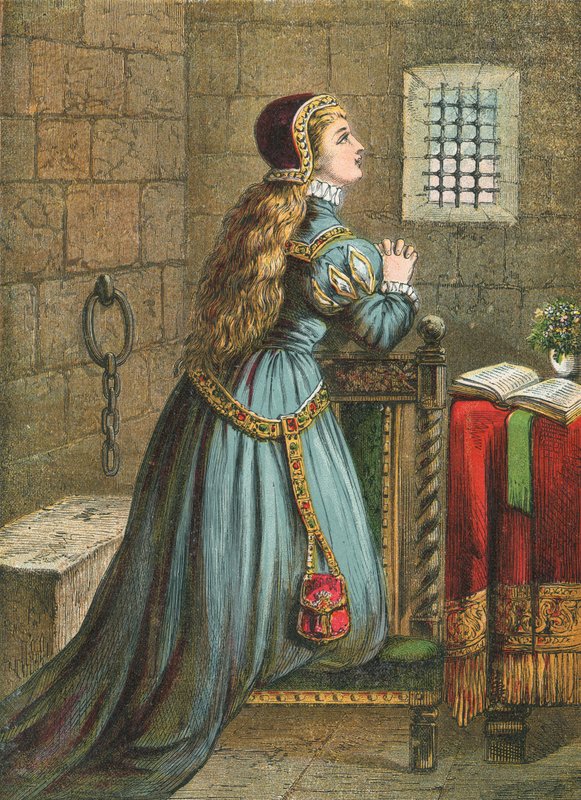 Lady Jane Grey rezando de English School
