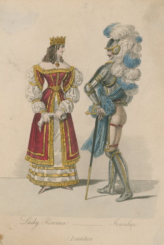 Lady Rowena e Ivanhoe de English School