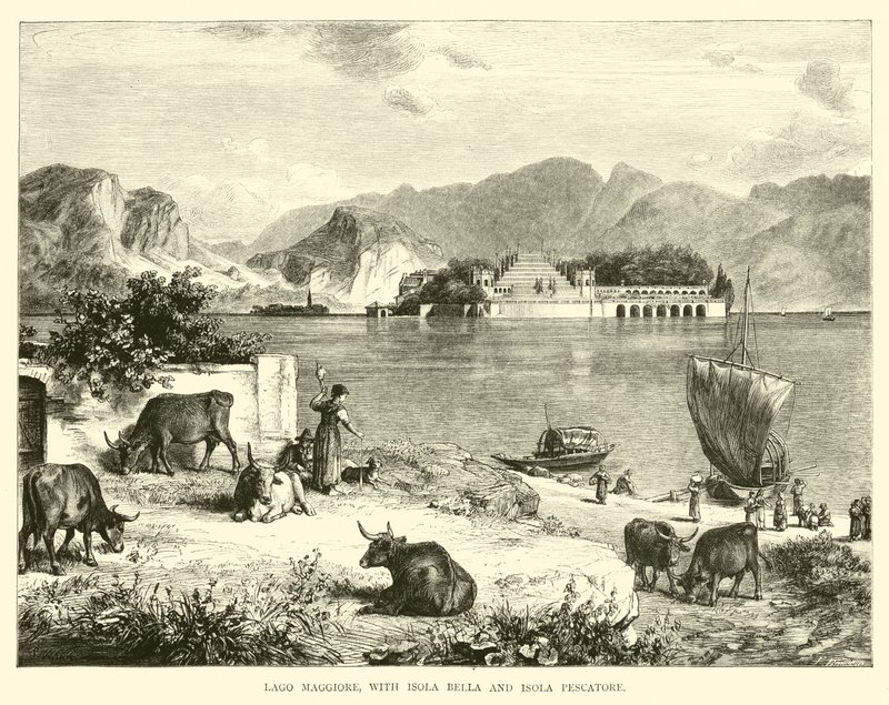 Lago Maggiore, com Isola Bella e Isola Pescatore de English School
