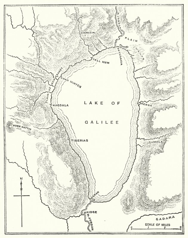 Lago da Galileia (gravura) de English School
