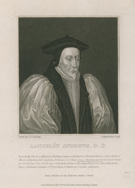 Lancelot Andrews, reitor de Westminster de English School