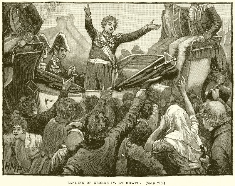 Aterrissagem de George IV em Howth de English School