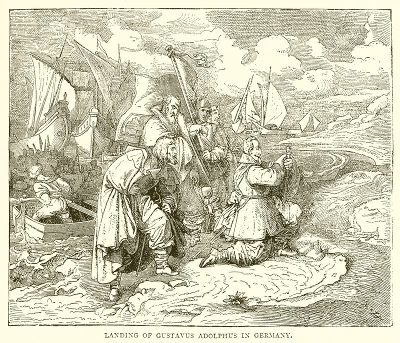 Aterrissagem de Gustavus Adolphus na Alemanha de English School